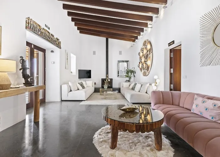 Ravishing Ibiza Cel Blau 9 Bedrooms Private Pool & Beautiful 산타 에우랄리아 데 리오